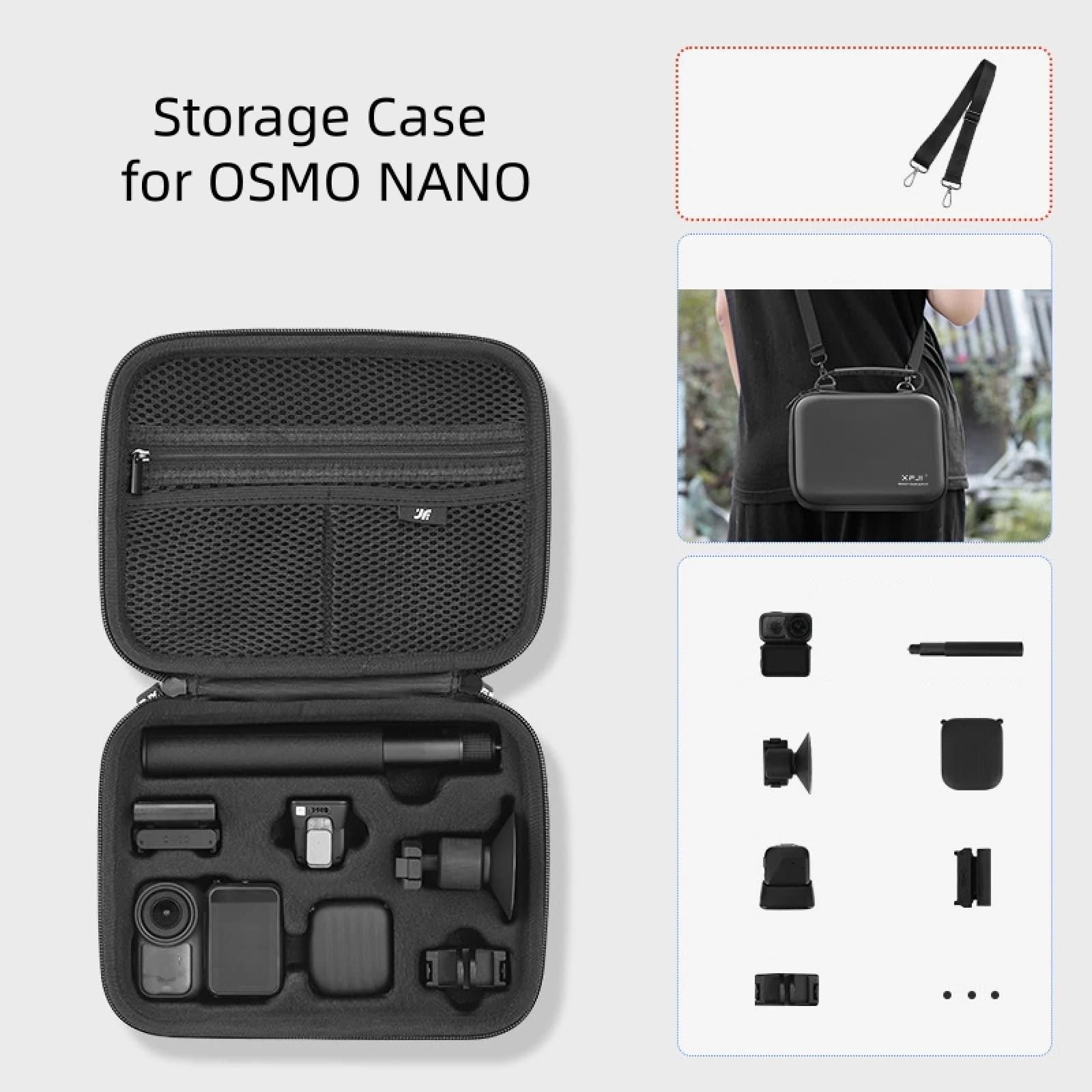 Portable Protective Storage Box for DJI OSMO NANO Hard Shell Shockproof Travel Carrying Case