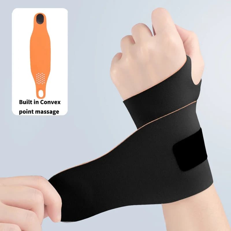 Guaina articolare anti distorsione cinturino da polso basket tennis badminton fitness sport protezione da polso