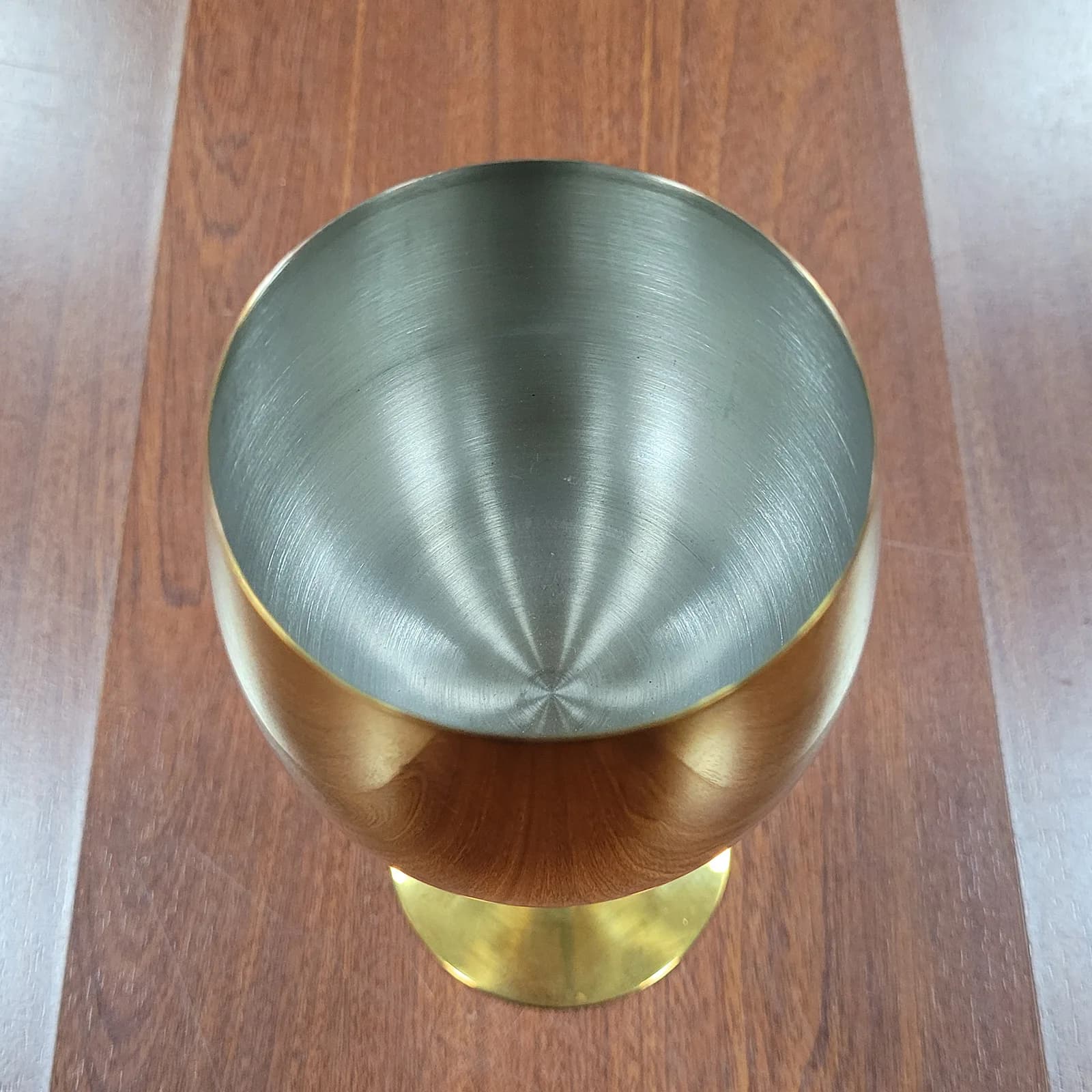 Calice in Acciaio Inox 304 per Vino Rosso, Bicchiere Creativo in Metallo per Champagne
