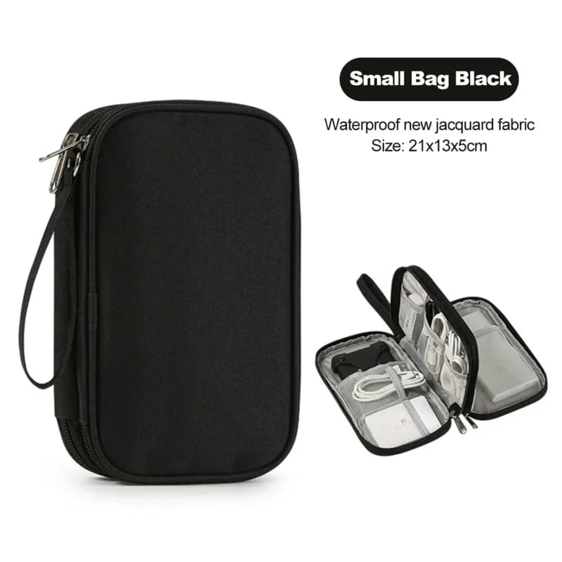 Accessori elettronici portatili Borsa portaoggetti Accessori per borse da viaggio Proteggi borsa Cavo di ricarica Borse per scatola di immagazzinaggio per banca di potere