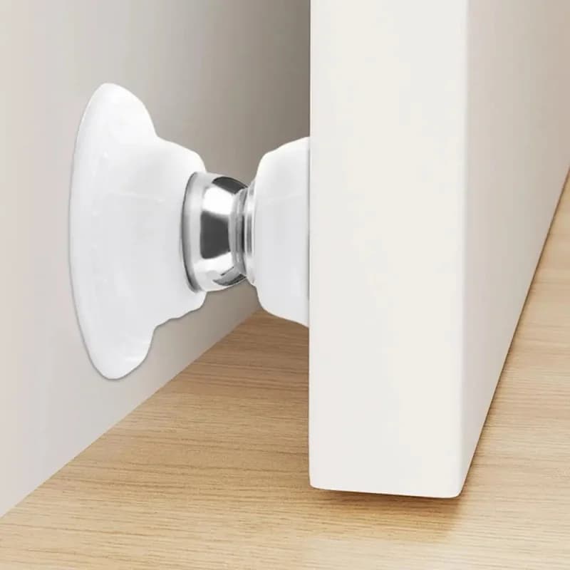 Fermaporta Magnetico in Silicone: 1 Pezzo Antiurto Silenzioso per Hotel, Case, Armadi e Bagni
