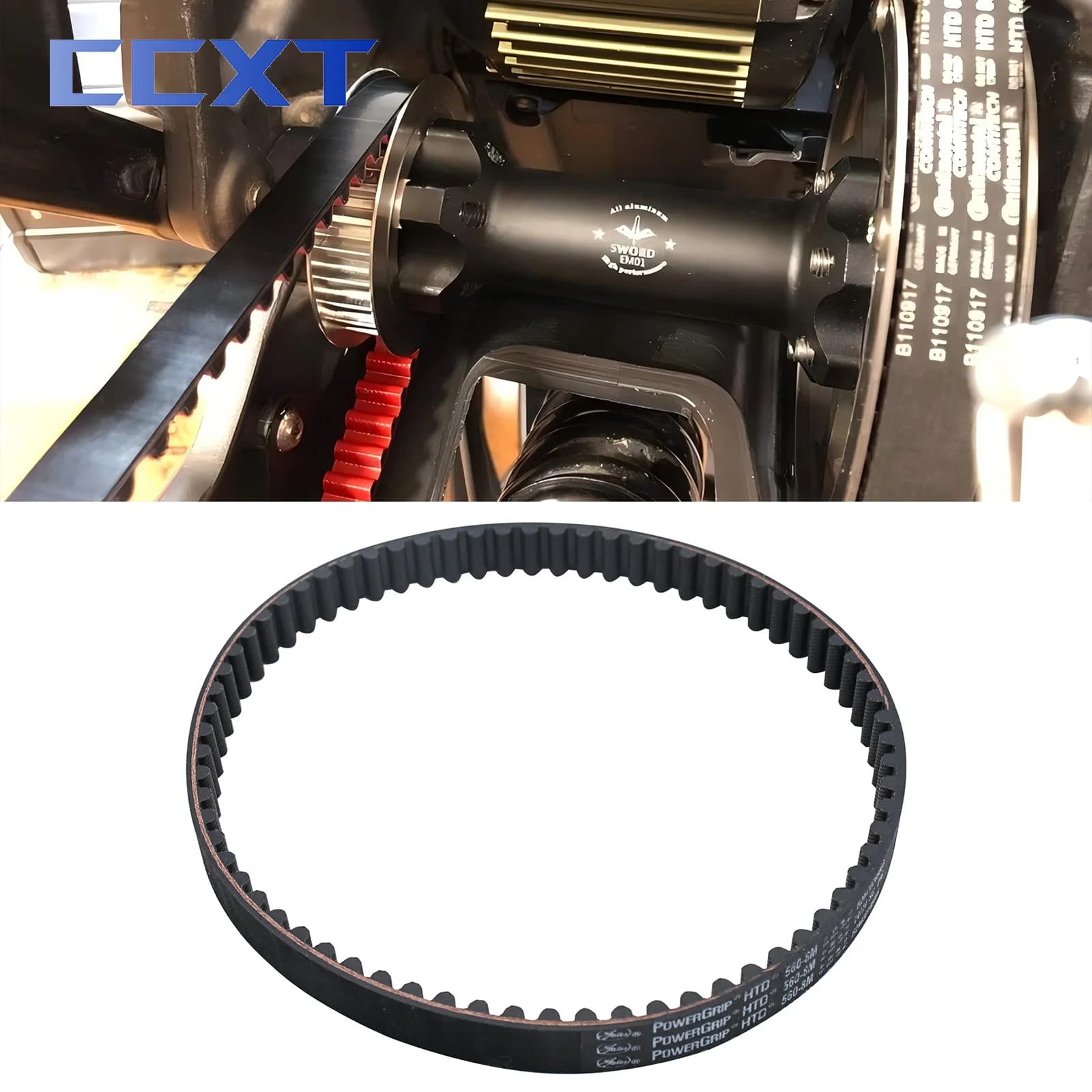 Motocross Bici Elettrica 560mm 8M Cinghie di Trasmissione Cinghia di Trasmissione Per Sur-Ron Surron Sur Ron Light Bee SX Moto Elettrica