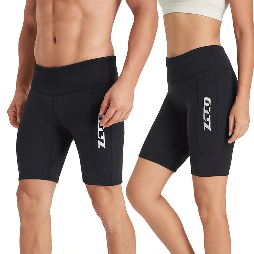 Pantaloncini in neoprene da 2 mm Pantaloni da surf Pantaloncini da muta da sub Costume da bagno Donna Uomo Pantaloni per lo snorkeling Kayak Alla deriva Canottaggio