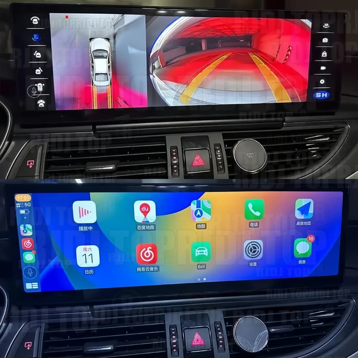 Autoradio Android 14.9 Pollici per Audi A6L A6 A7 2012-2018 con Navigazione, CarPlay, Stereo Bluetooth, GPS e Lettore Multimediale
