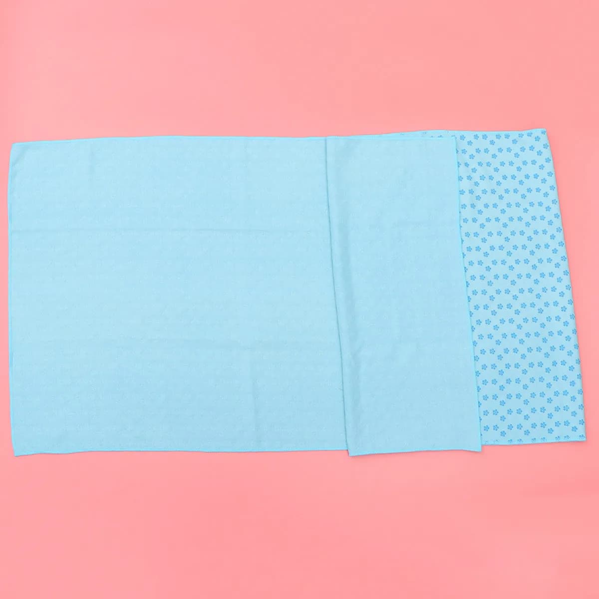 Tappetino da yoga Plum Blossom 183x61 cm, colore blu lago, antiscivolo, per fitness, pilates, leggero e confortevole