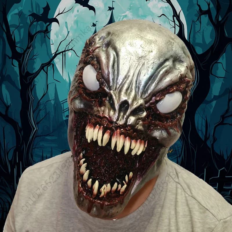 Movie 2024 New Venom Led Mask Helmet Mask Latex Halloween Gloves Cosplay Funny Masquerade Props Costume Props Party Gift Kids