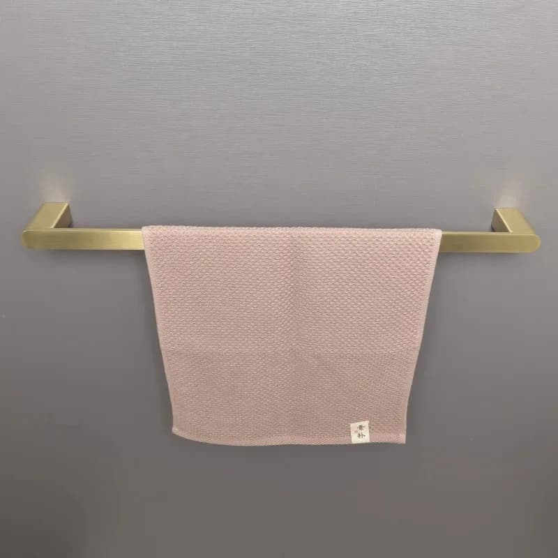 Porta asciugamani da bagno con porta asciugamani da parete in acciaio inossidabile 304 dorato