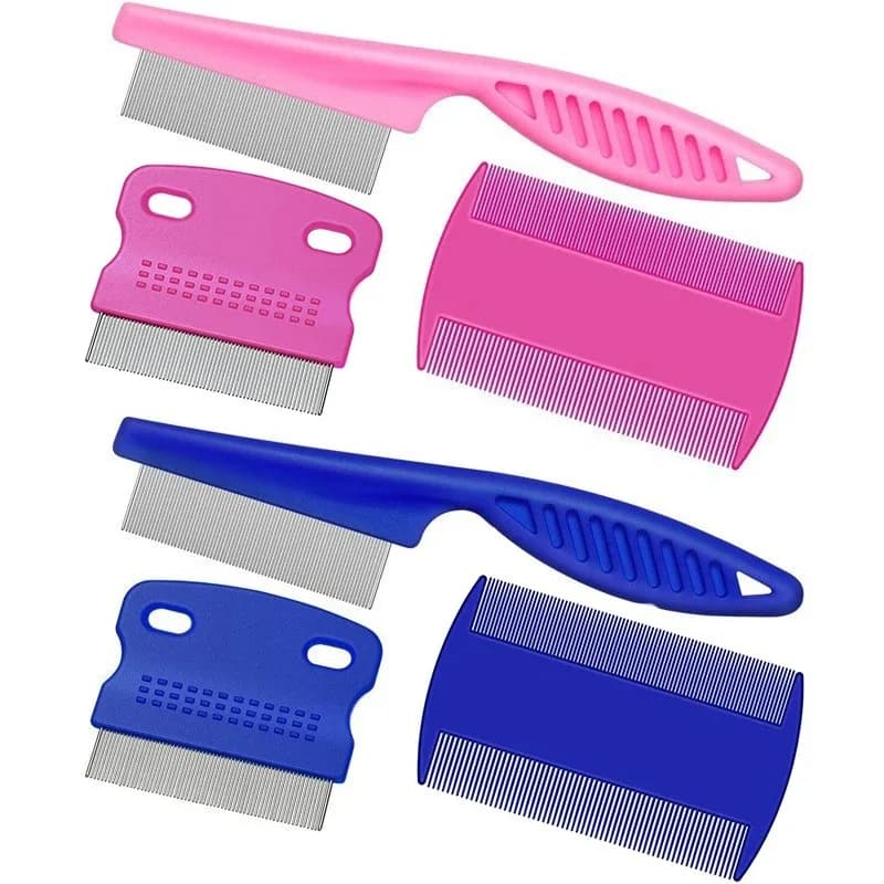 3 Pz/set Pet Pettine Pet Strappo Smacchiatore Pet Toelettatura Pettine Rimuove Delicatamente Muco e Crosta Piccoli Pidocchi Pulci Pettini Gatti Forniture