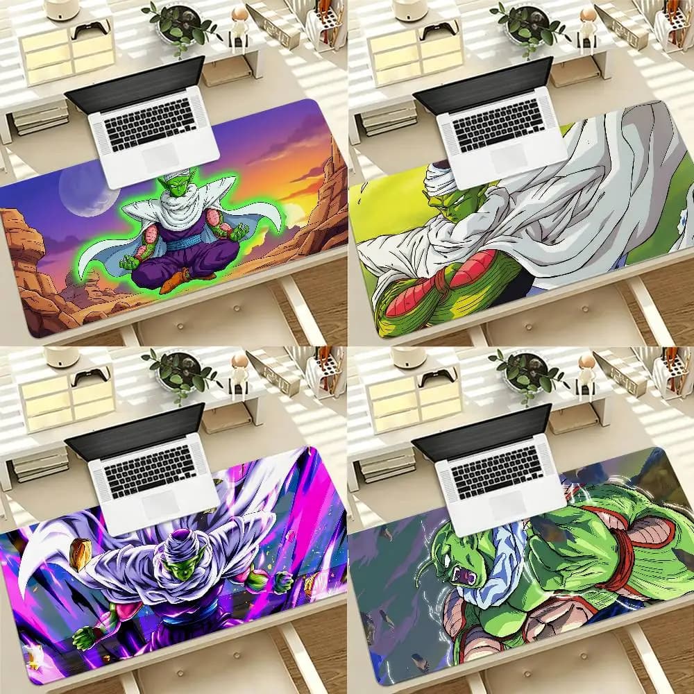 DRAGON BALL Piccolo Gaming Mouse Pad Non-Slip Lock Stitched Edge Large Office Desk Mat For Computer And Keyboard