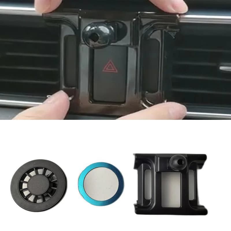 1Set ABS Plastic Material For 2017-2024 Mazda CX-5 MK2 Special Auto Phone Holder Magnetic Mobile Basing Bracket