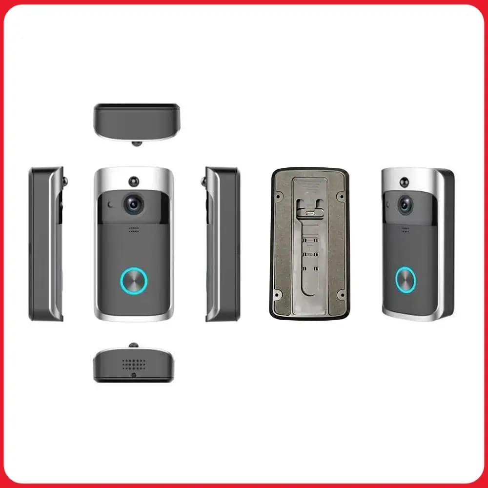 V5 Wireless Smart Doorbell Night Vision 720P HD Video Indoor Ding-Dong Machine Motion Sensing with Noise Canceling Microphone