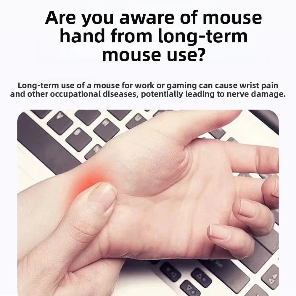 Set di 2 Tappetini Mouse Ergonomici con Supporto per Polso a Lento Ritorno, Antiscivolo, Comodi e Creativi