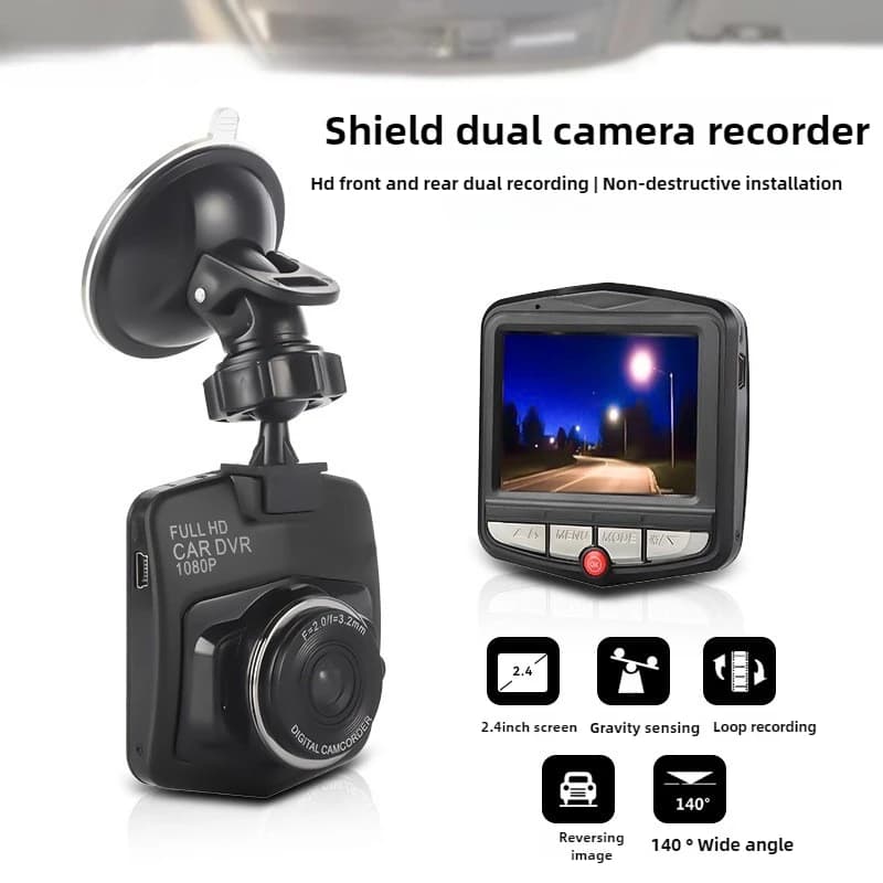 720P 170 ° Dash Cam Wide Angle WDR Video Recording for Car Video Recorder Car Video Dashboard in Loop