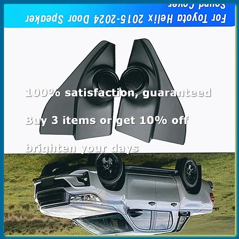 Left+Right Car Interiore Trim Loudspeaker Shell Door Stereo Cover for Helix 2015-2024 Door Speaker Sound Cover