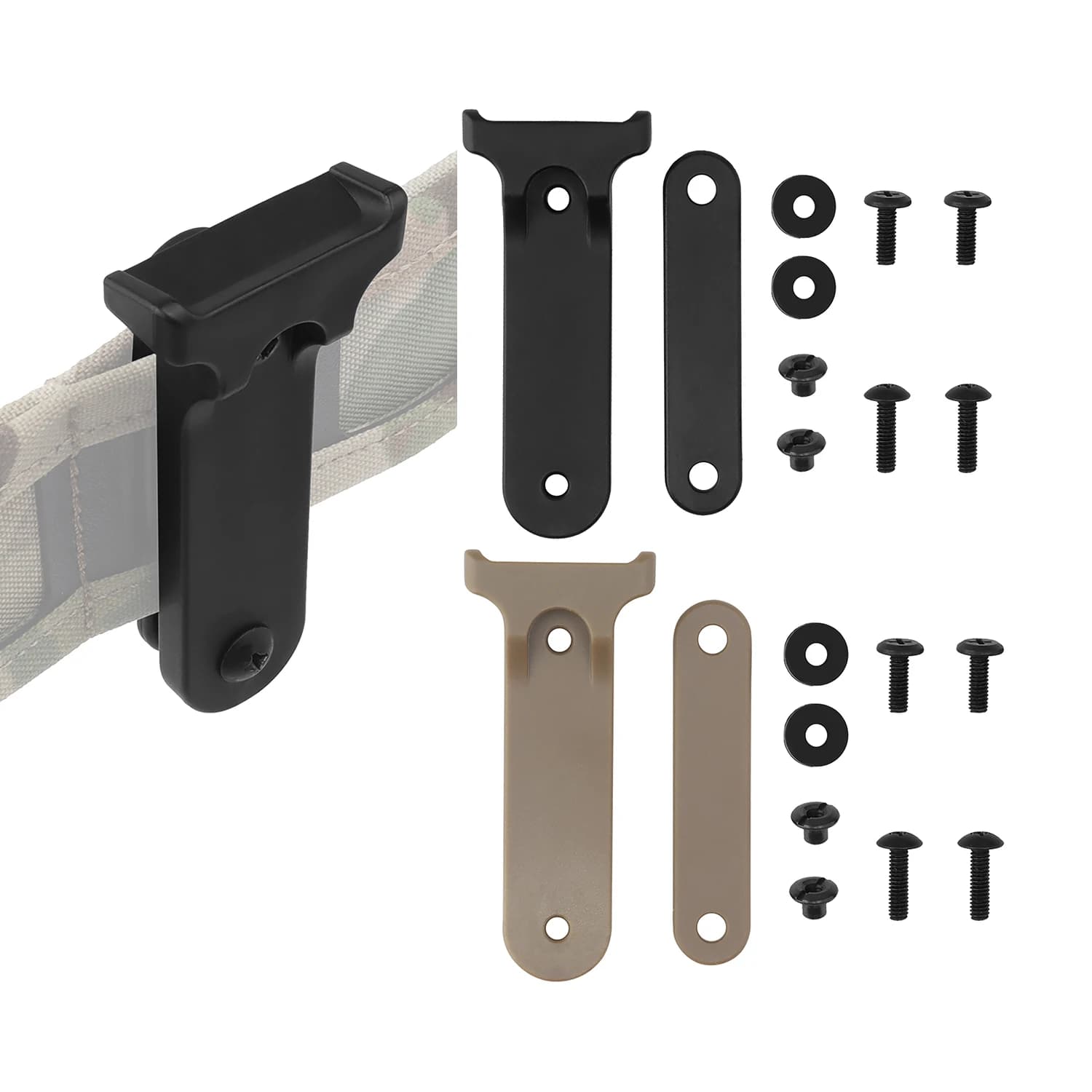 Pistol Hand Magazine Mag One-Hand Loading Assistant Equipment Easy Operation Fixed on Molle Pals for 2.25 Inch Belt