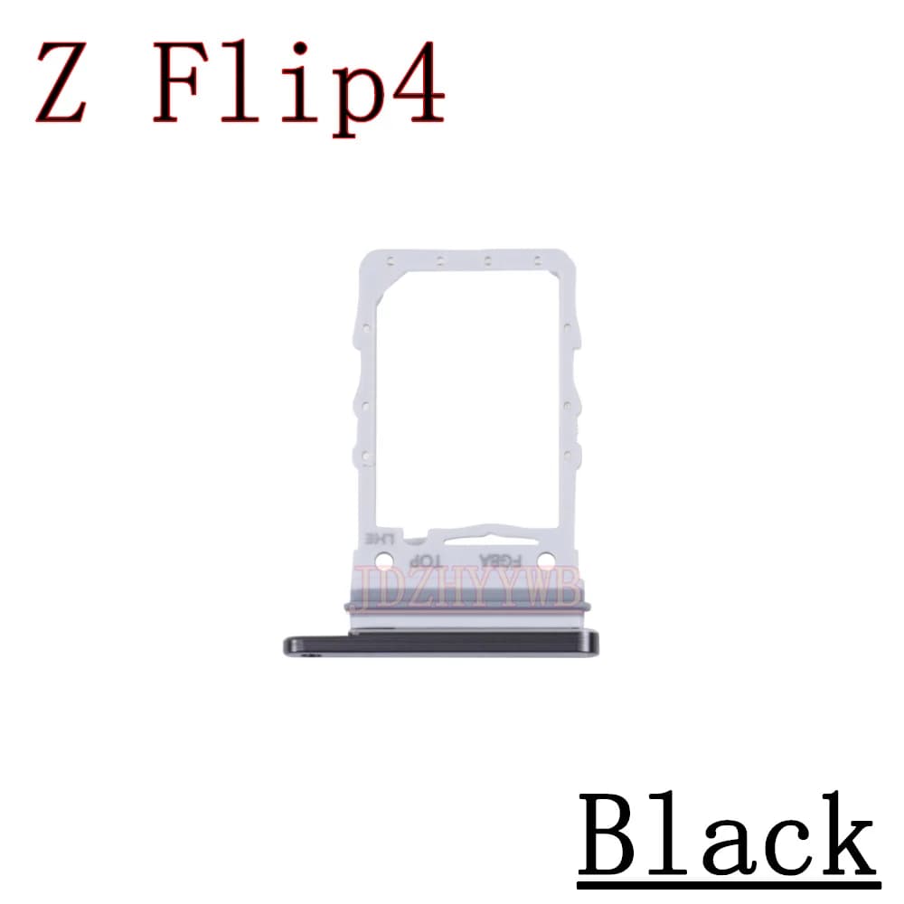 Supporto per lettore vassoio scheda SIM Adattatore doppio slot per chip singolo per Samsung Galaxy Z Flip4 Flip 4 F721B F721U F721N F721W