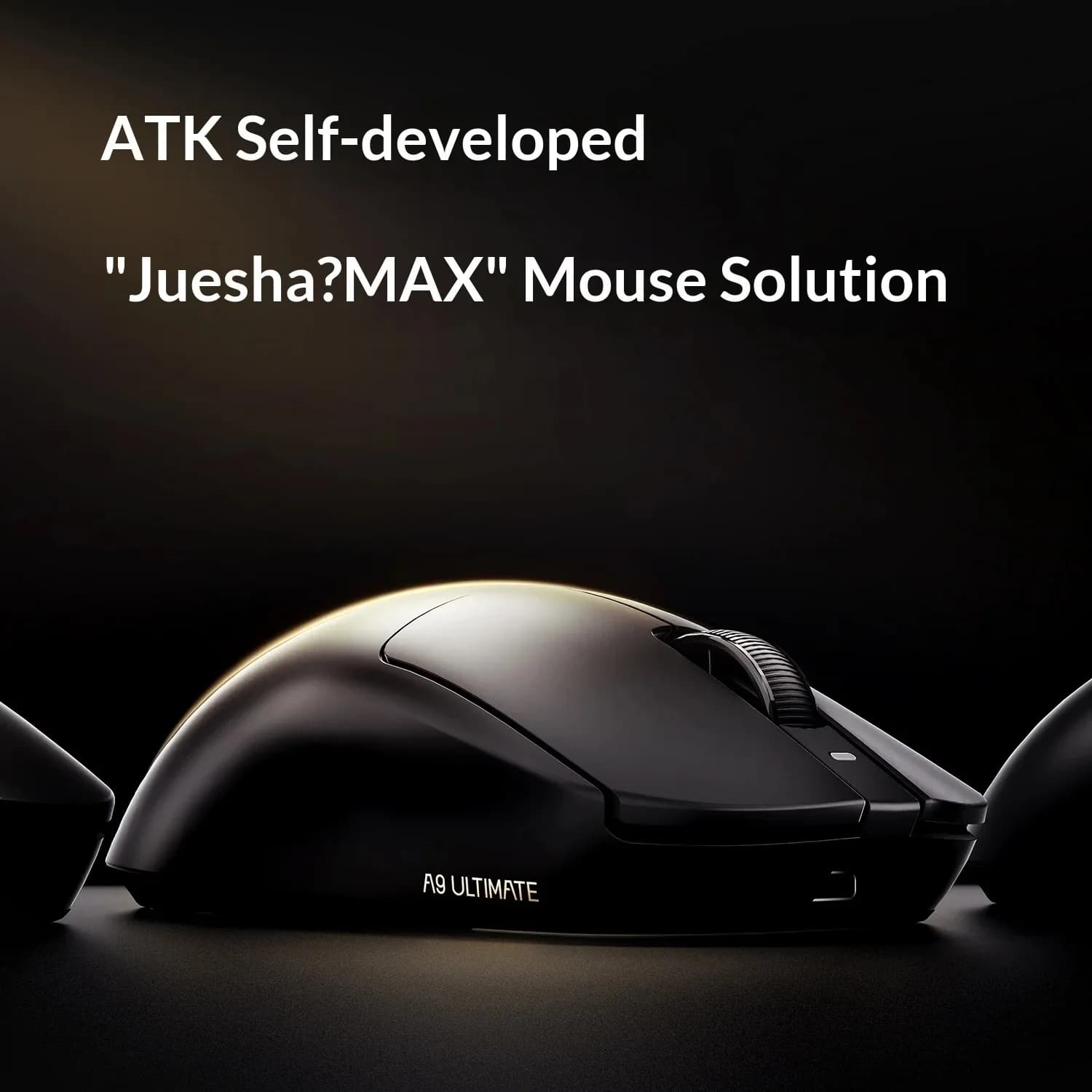 Mouse da Gaming Wireless ATK DragonFly A9 Air Ultimate, PAW3950 Ultra 42000DPI 750IPS 8KHz RGB Ergonomico per PC, Accessorio Personalizzato