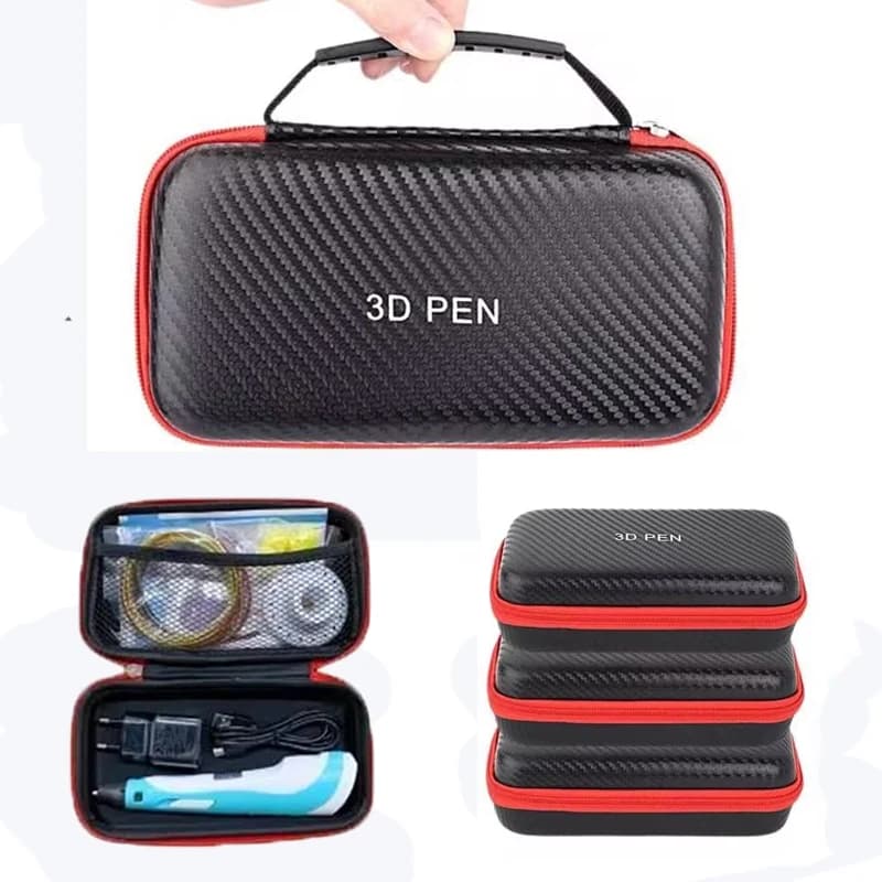 1/2/5pcs Pens 3D Storage Bag Waterproof Digital Electronic Organizer Portable Large Capacity 3D Printing Pen Case Box Accessory