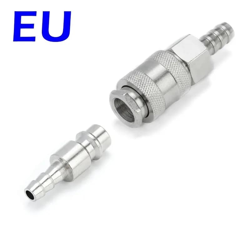 1 Set Pneumatic Quick Connect Coupler 6mm 8mm 10mm, European Style SH PH Type, for Air Compressor Hose and Tools