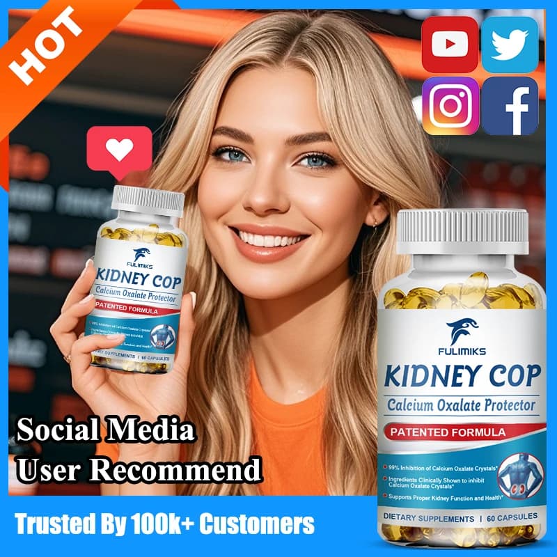 Advanced supplement for kidneys, with magnesium, vitamin B6, for bladder health, renal detoxification, Suitable for Men and Women
