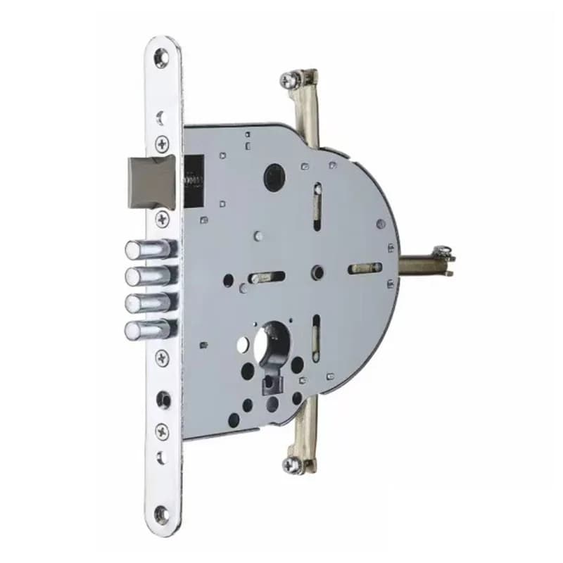 Corpo Serratura a Mortasa Automatica Intelligente Israeliana 6590 con Testa Rotonda e Bullone Quadrato, Ricambio per Vecchia Serratura di Sicurezza per Porta con Impronta Digitale