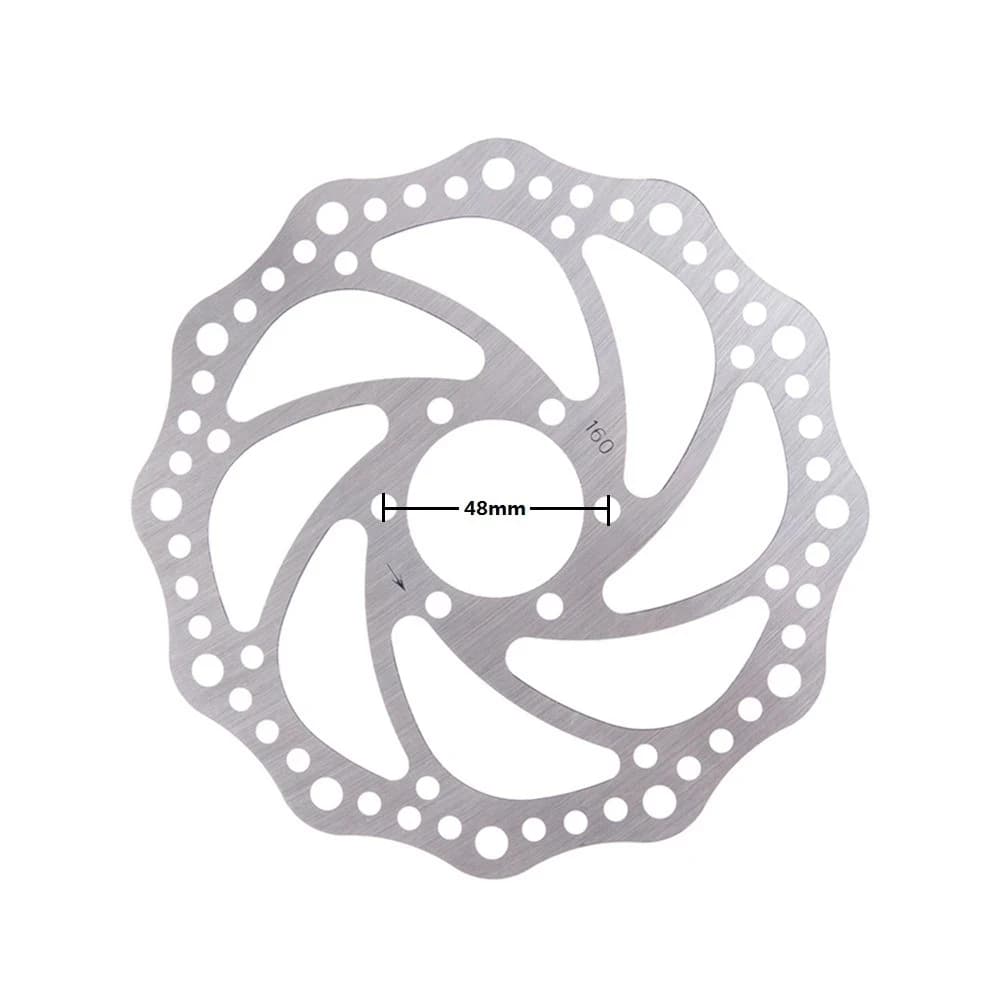 ZTTO MTB Bike Mozzo Filettato Disco Freno A Disco Rotore Bicicletta Da Montagna 6 Bulloni Adattatore Flangia Ruota Libera Ciclismo 160mm 48mm Rotore