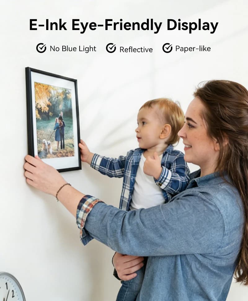 Luxury Wifi E-Ink Digital Picture Frame Cadre Photo Numerique Electronic E Ink Photo Frame 7 10 Inch for Home Decor