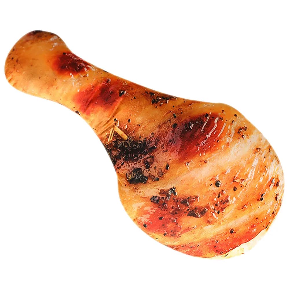 Cuscino 3D a Forma di Coscia di Pollo 50Cm, Morbido Cuscino Lombare, Decorazione per la Casa, Cuscino da Abbraccio per Regalo di Compleanno per Bambini