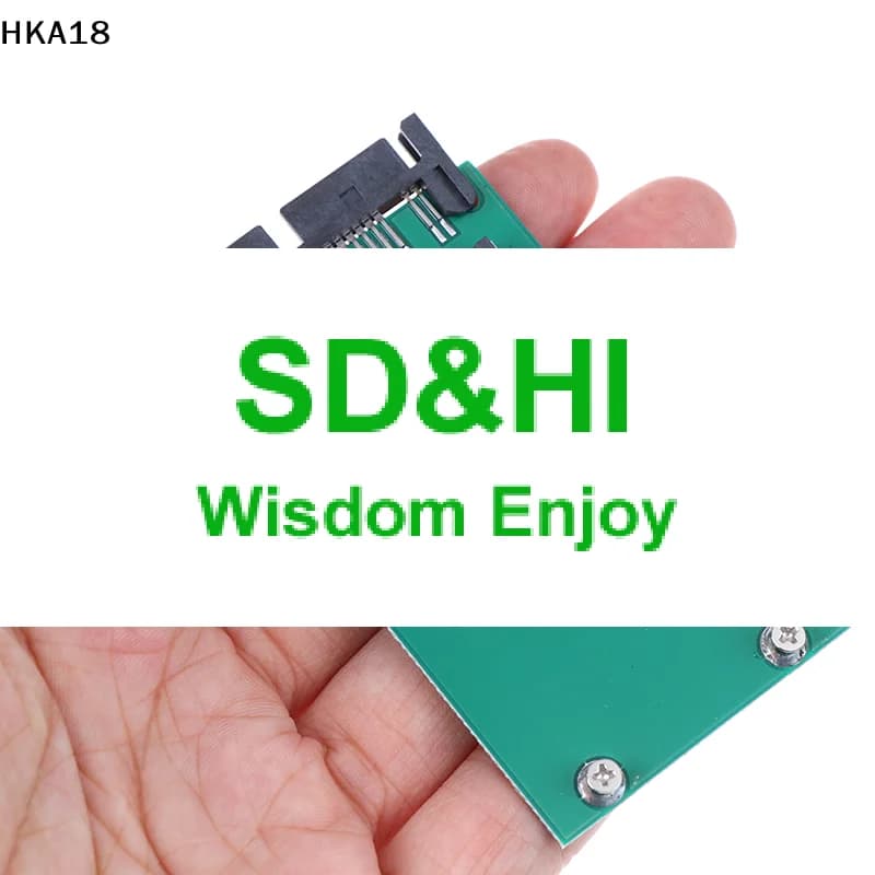 Scheda Adattatore Convertitore da SSD Mini PCIe/PCI-e/MSATA 3x5cm a Micro SATA 1.8'' (1 pz)