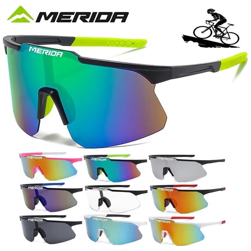 Merida Fashion Cycling Sunglasses: unisex, UV protection, lightweight and durable, indispensable for outdoor MTB road glasses