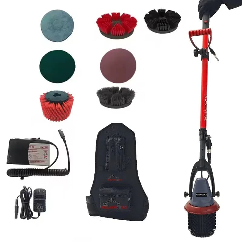 Nuovo Design: Kit di Pulizia Portatile con Spazzola Motorizzata per Bagno