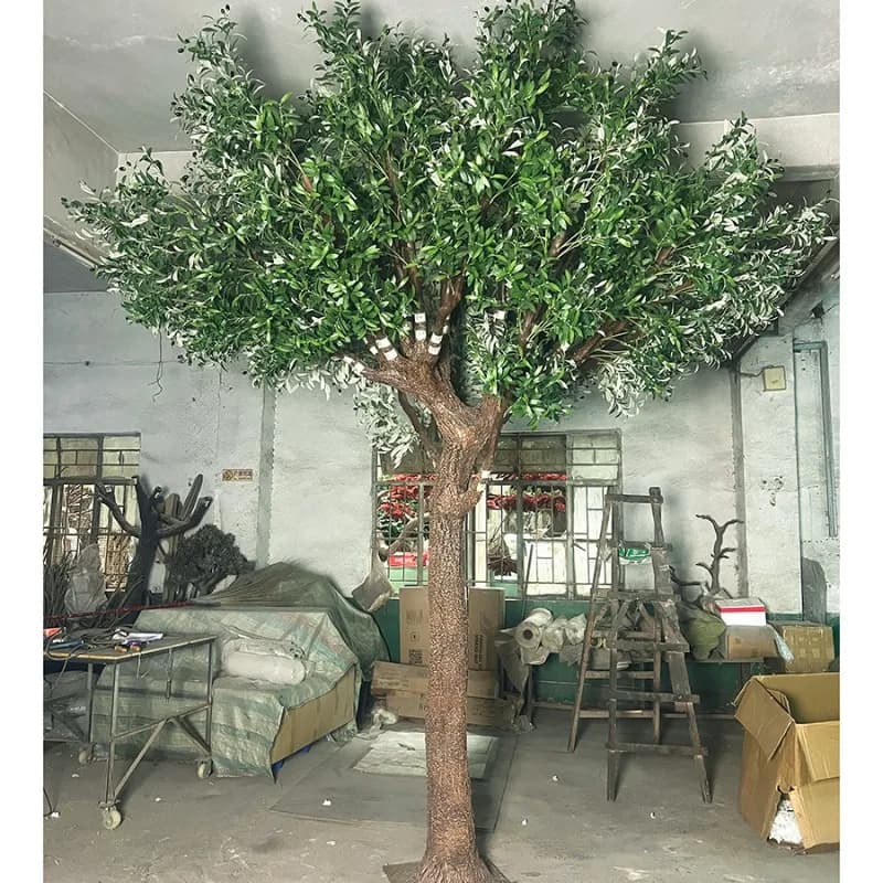 3m Realistic Artificial Ulive Tree, Giant, High 3 Meters, for Interior Decoration, Green Ultimate Plants