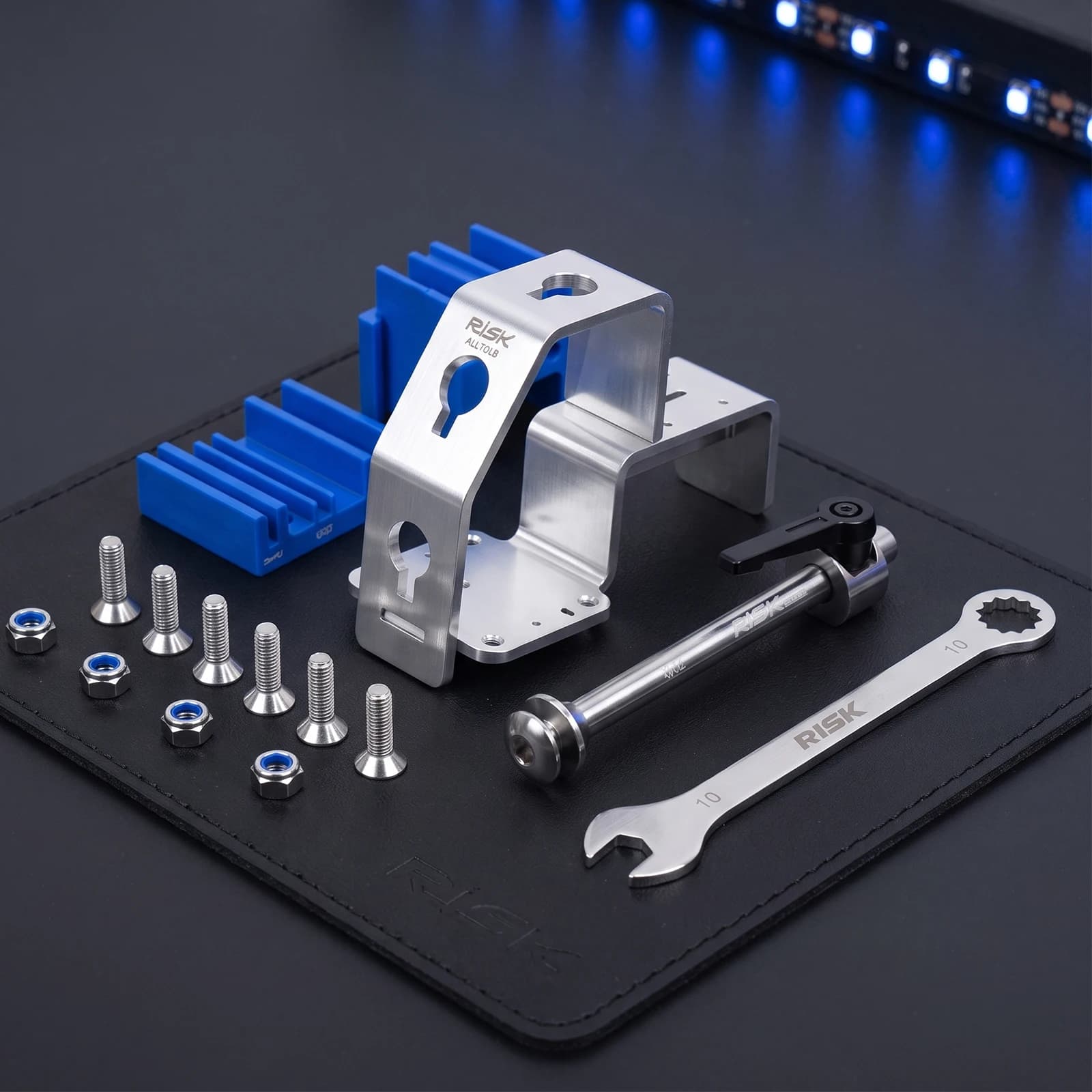 Bicycle Fork Mount Stand Aluminum Alloy for 5mm QR 12mm 15mm 20mm Thru Axle Hub Wheel Repair Workbench Vise Tool
