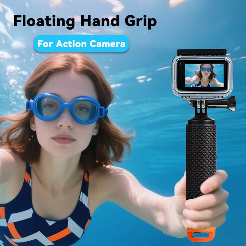 Aggiornamento Acqua Galleggiante Impugnatura Per Gopro Hero 13 12 11 10 9 8 DJI Osmo Insta360 Galleggiabilità Maniglia Selfie Stick Montaggio Accessori