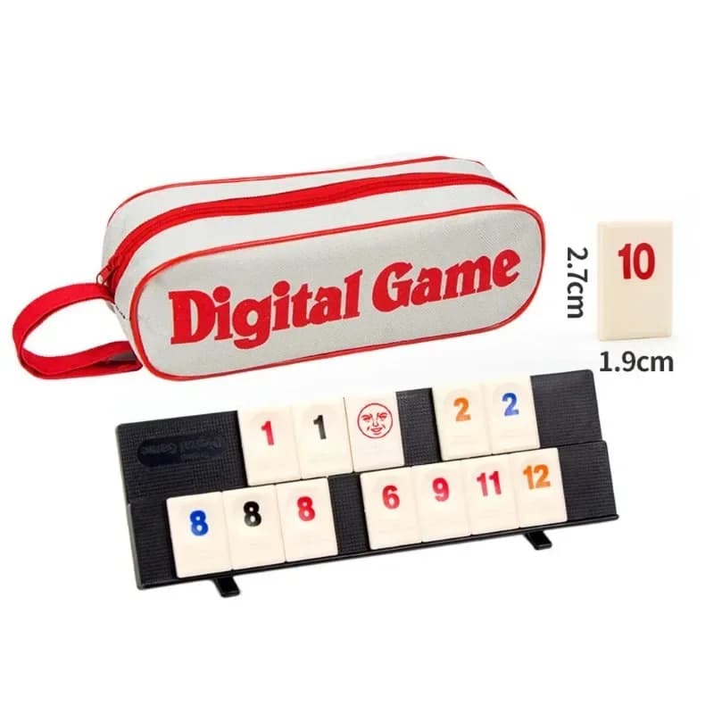 Gioco da tavolo classico Rummy Tile a movimento rapido 2-4 persone Israele Mahjong Gioco digitale Gioco di società più caldo portatile