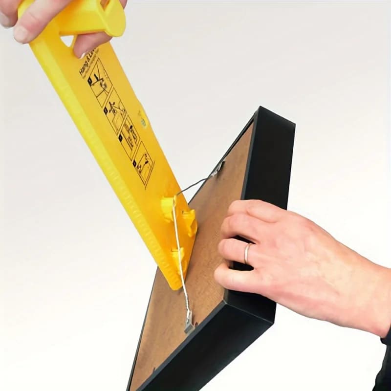 Wall hanging kit all in one with adjustable ruler and bubble level | Precision leveling tool for frames/specs/orologists (decorations for the house)