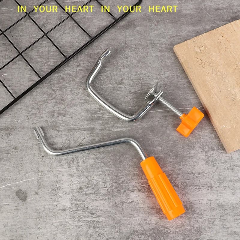 【X】Parti in metallo per utensili, accessori portatili, maniglia resistente, supporto di ricambio per macchina per pasta, clip per macchina per noodles, per cucina e uso domestico