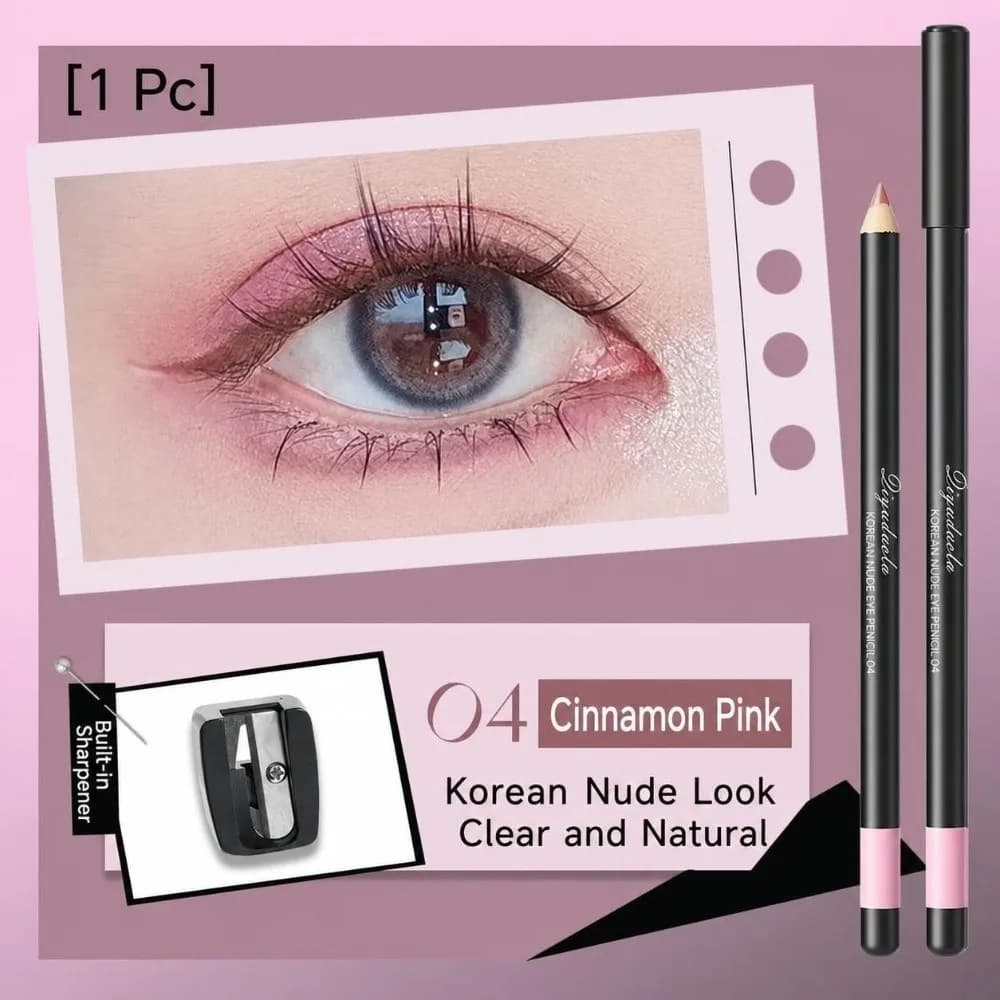 High Pigmented Eyeliner Gel Pencil Matte Long Lasting Waterproof Eyeliner Pen Smudge-proof Sweat-proof Eye Makeup Pen Girls