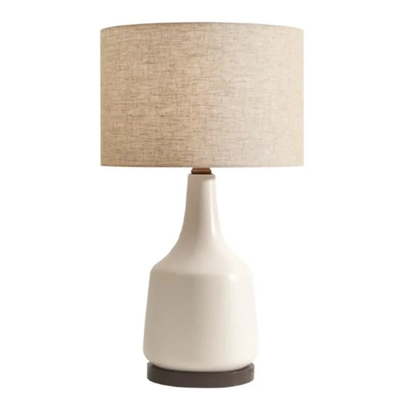 Lampada da Tavolo Americana Moderna e Semplice, Lampada da Comodino per Camera da Letto, Decorazione per Camere d'Albergo, Ornamento in Ceramica per Esportazione
