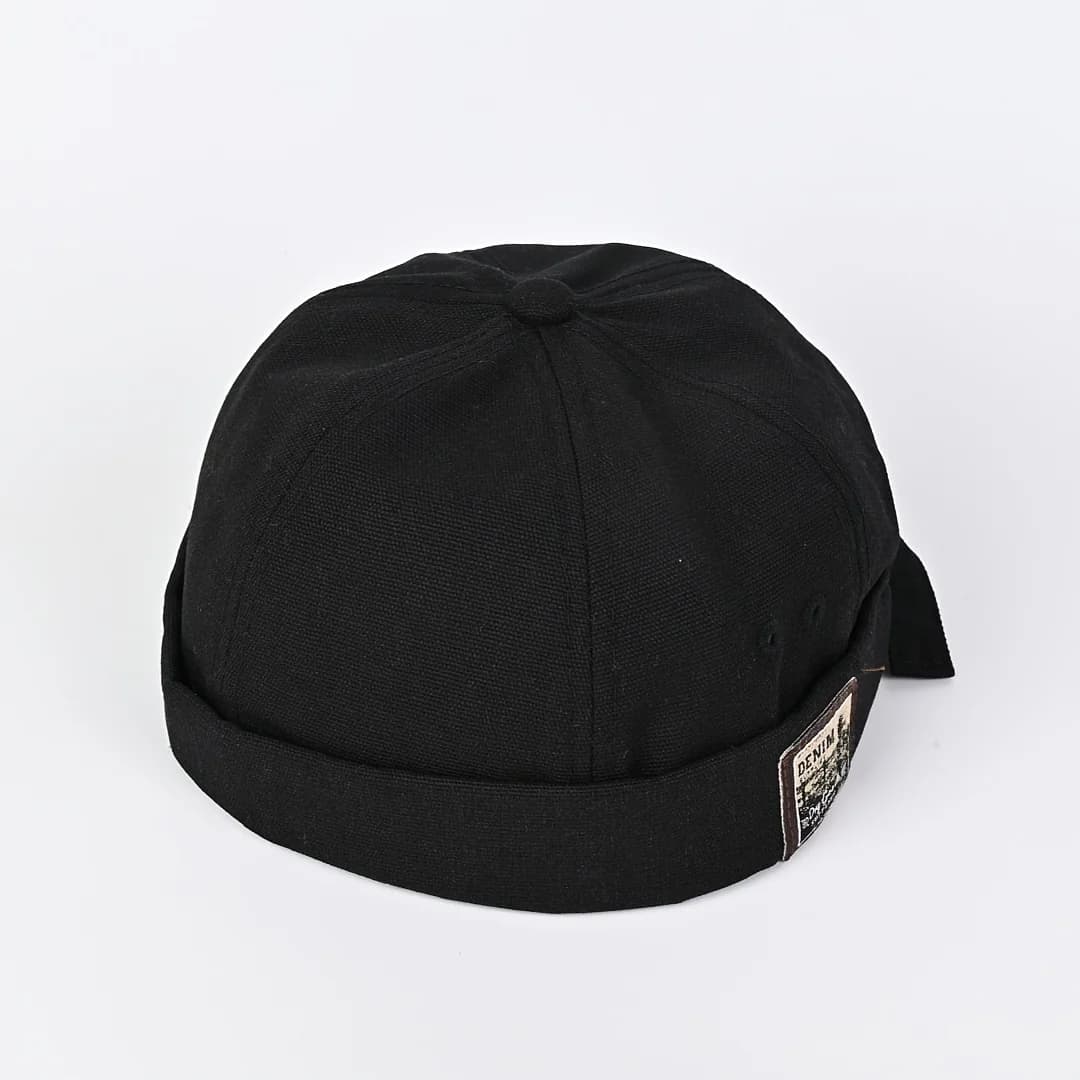 Men's Retro Hat without visor with Result, Adjustable Cap Lightweight and Breathable, Marine Style Hip Hop