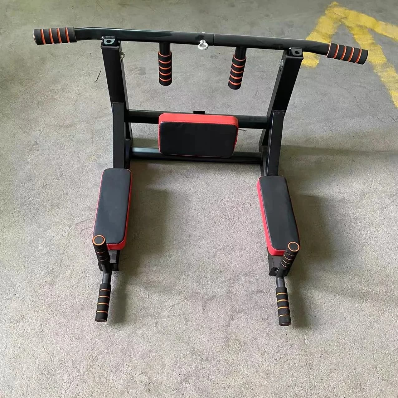 versatile traction bar 3 in 1 wall mounted in space saving steel and for home