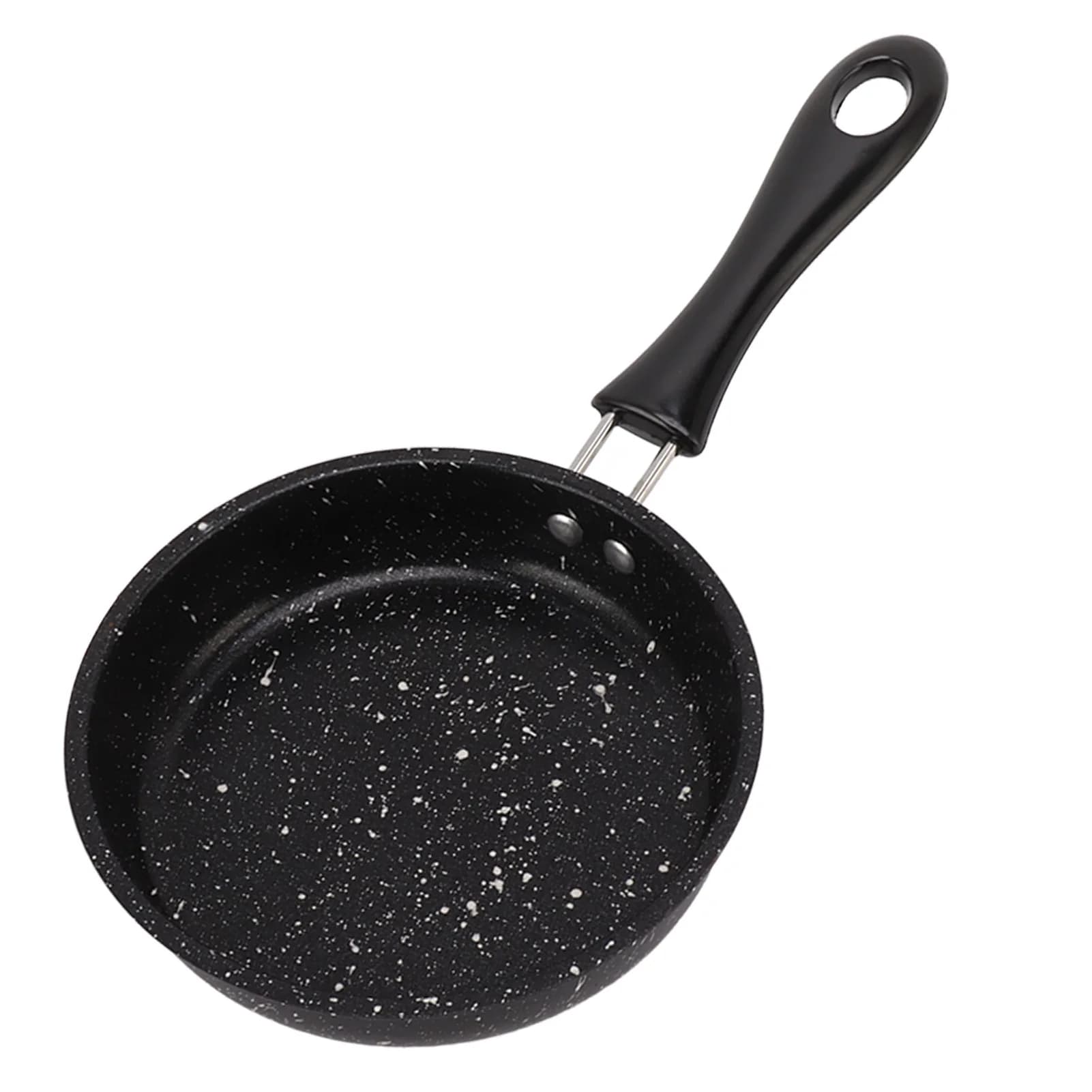 Padella in acciaio inox manico ergonomico veloce anche conduzione antiscivolo padella da cucina per pancetta bistecca cipolla Egg Pan