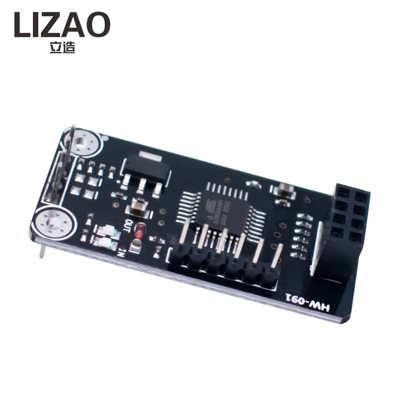 Scheda di Espansione Modulo Wireless LIZAO ATMEGA48 + NRF24L01, Adattatore Interfaccia SPI a I2C per Arduino