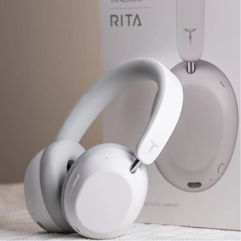 TANCHJIM RITA Cuffie HiFi Bluetooth Wireless/Cablate LDAC ANC・ENC 40mm DMT5 Dynamic Driver Bluetooth 6.0 + 3.5mm Gaming Over-Ear