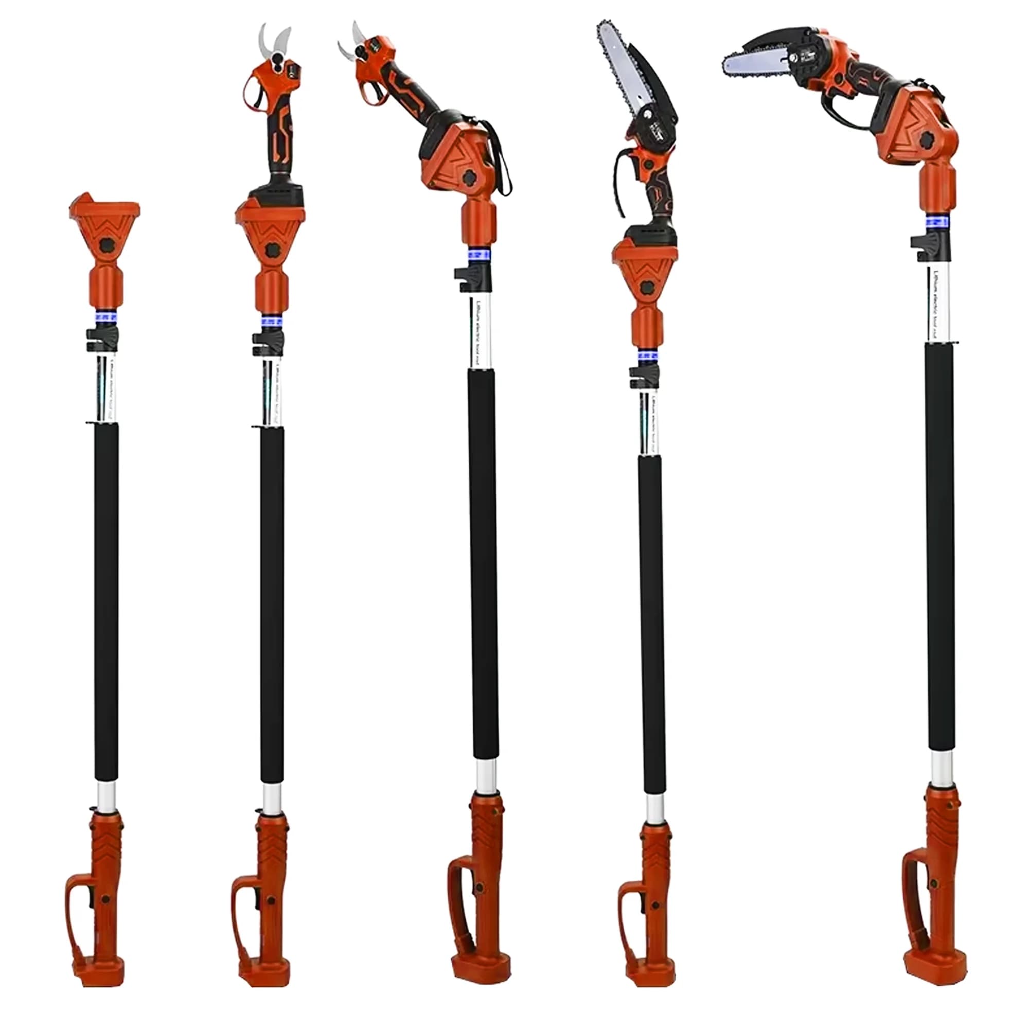 21V Fa-da-Te Garden Electric Saw with Lithium Battery 4.0AH, Long Handle Telescopic Bike, Power Suits 25-30mm