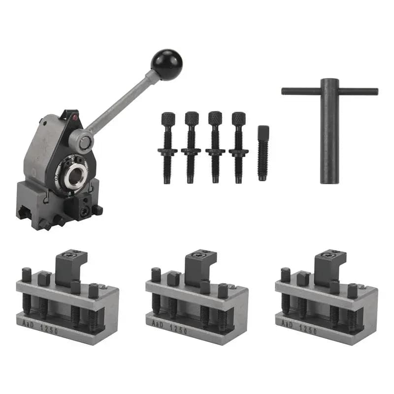 Set di portautensili a cambio rapido per tornio B50C WM210V&WM180V&0618, supporto utensile 12x12mm per torni con diametro di lavorazione 120-220mm