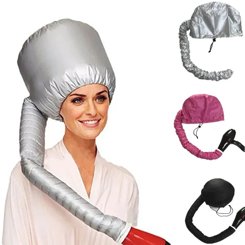 Cuffia Asciugacapelli Portatile, Cappello Asciugante Veloce, Diffusore per Trattamenti Olio, Strumenti per Asciugatura e Cura dei Capelli, Cuffia per Doccia Donna