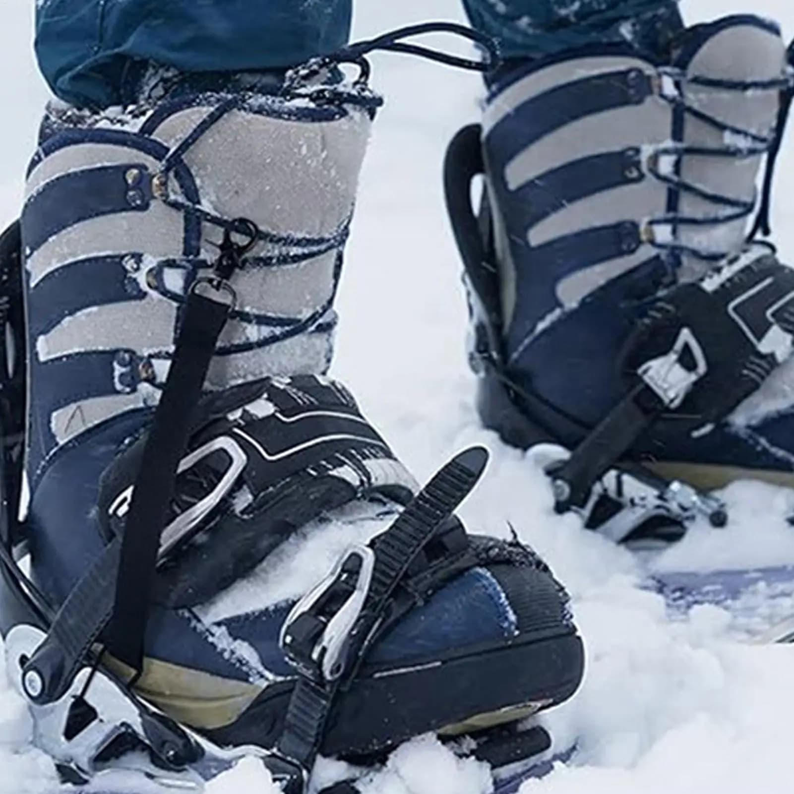 Cinghie per Snowboard 2 Pezzi, Corda di Sicurezza per Attacchi da Sci, Cintura Antifurto per Snowboard, Viaggi e Attività all'Aperto