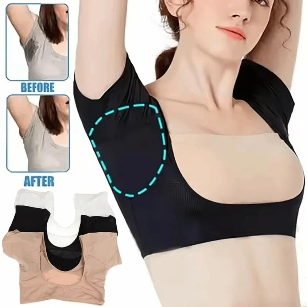 Cuscinetti Lavabili a Forma di T-shirt per il Sudore, Riutilizzabili, Ultra-sottili, per la Cura delle Ascelle, Controllo Odori, Traspiranti, Deodoranti contro la Sudorazione