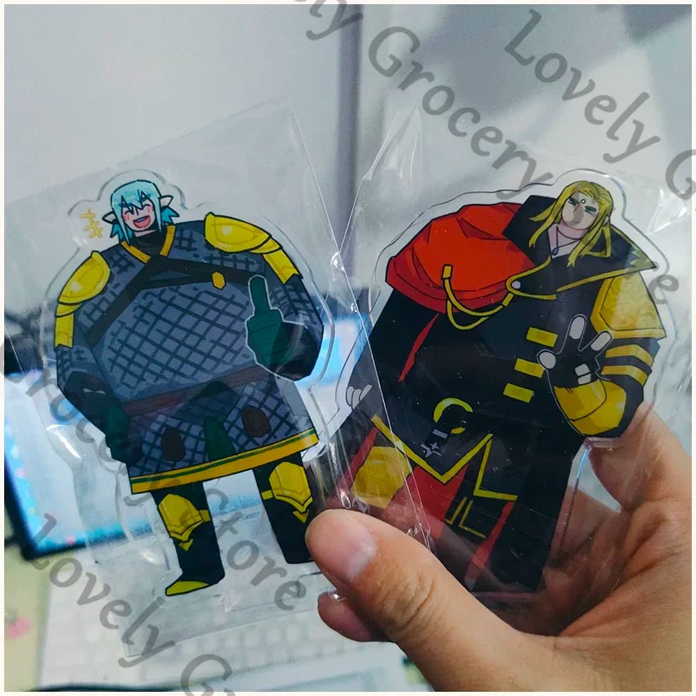 Haurchefant Greystone Zenos Yae Galvus Cosplay Anime Standing Sign Indicative Board Prop Acrylic Stand Figure Accessories Fans